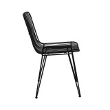 DINING CHAIR BLACK METAL WAND - CHAIRS, STOOLS